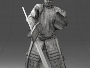 hockey player 0301 3D Model