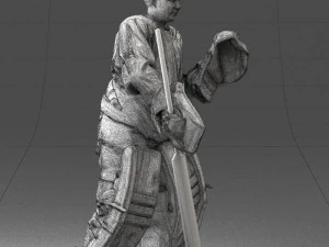 hockey player 0301 3D Model