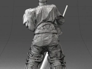 hockey player 0301 3D Model