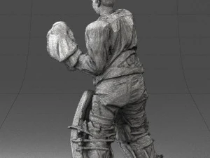 hockey player 0301 3D Model