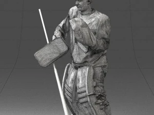 hockey player 0301 3D Model