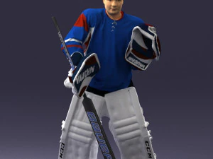 giocatore di hockey 0301 pronto per la stampa 3d Modello di stampa 3D
