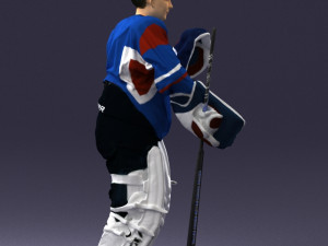 hockey player 0301 3d print ready 3D प्रिंट मॉडल