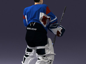 hockey player 0301 3d print ready 3D प्रिंट मॉडल