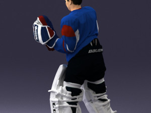 hockey player 0301 3d print ready 3D प्रिंट मॉडल