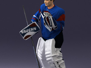 hockey player 0301 3d print ready 3D प्रिंट मॉडल