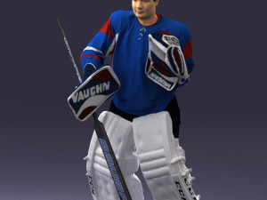 hockey player 0301 3d print ready 3D प्रिंट मॉडल