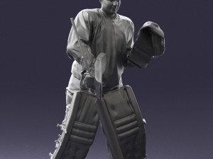 hockey player 0301 3d print ready 3D प्रिंट मॉडल