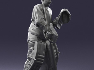 hockey player 0301 3d print ready 3D प्रिंट मॉडल