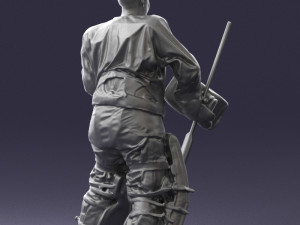 hockey player 0301 3d print ready 3D प्रिंट मॉडल