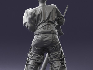 hockey player 0301 3d print ready 3D प्रिंट मॉडल