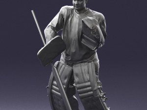 hockey player 0301 3d print ready 3D प्रिंट मॉडल
