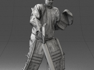 hockey player 0301 3d print ready 3D प्रिंट मॉडल
