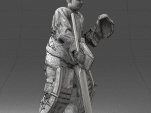 hockey player 0301 3d print ready 3D प्रिंट मॉडल