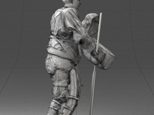 hockey player 0301 3d print ready 3D प्रिंट मॉडल