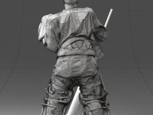 hockey player 0301 3d print ready 3D प्रिंट मॉडल