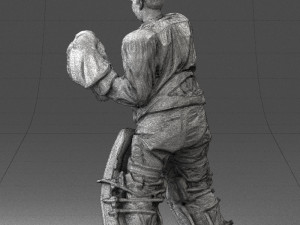 hockey player 0301 3d print ready 3D प्रिंट मॉडल