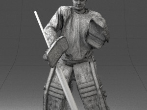 hockey player 0301 3d print ready 3D प्रिंट मॉडल