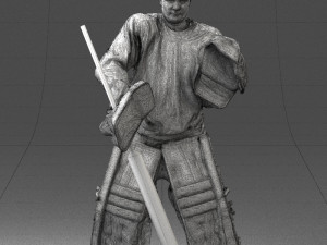hockey player 0301 3d print ready 3D प्रिंट मॉडल