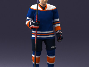 hockey player 0302 Model 3D