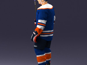 hockey player 0302 Model 3D