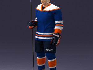 hockey player 0302 Model 3D