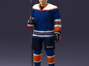 hockey player 0302 Model 3D