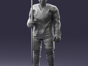 hockey player 0302 Model 3D