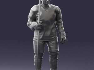 hockey player 0302 Model 3D