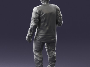 hockey player 0302 Model 3D