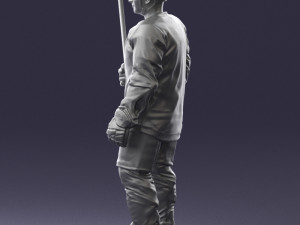 hockey player 0302 Model 3D
