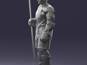 hockey player 0302 Model 3D