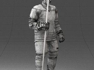 hockey player 0302 Model 3D