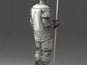 hockey player 0302 Model 3D
