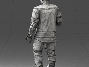 hockey player 0302 Model 3D