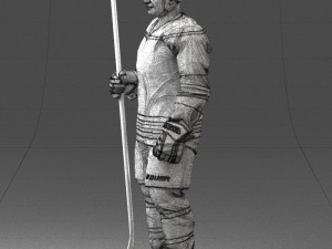 hockey player 0302 Model 3D