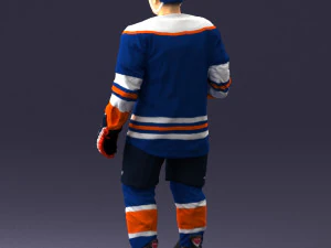 hockey player 0302 3d print ready 3D Print Model