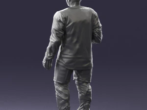 hockey player 0302 3d print ready 3D Print Model