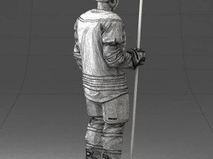 hockey player 0302 3d print ready 3D Print Model
