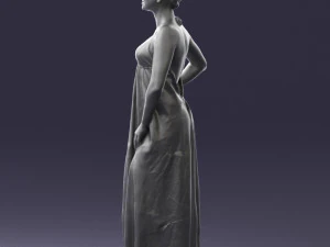 woman in dress 0299 3D Model