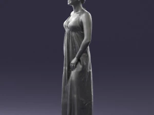 woman in dress 0299 3D Model
