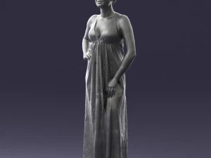 woman in dress 0299 3D Model