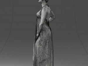 woman in dress 0299 3D Model