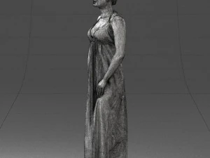 woman in dress 0299 3D Model