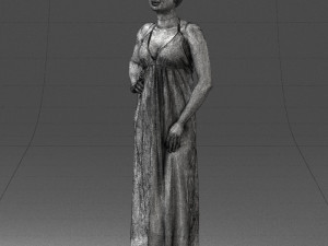 woman in dress 0299 Model 3D