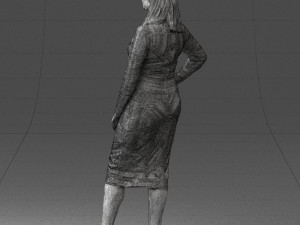 girl in colorful dress 0308 3d print ready 3D Print Model