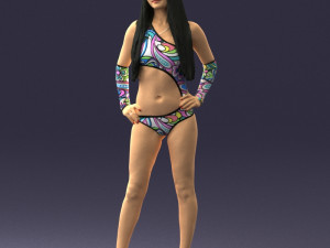 beautiful girl in swimsuit 0310 3d print ready 3D Print Model
