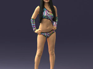 beautiful girl in swimsuit 0310 3d print ready 3D Print Model