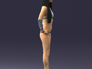 beautiful girl in swimsuit 0310 3d print ready 3Dプリントモデル