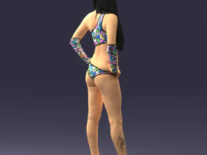 beautiful girl in swimsuit 0310 3d print ready 3D Print Model